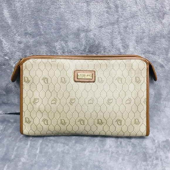 CHRISTIAN DIOR VINTAGE CLUTCH POUCH BAG VGC - - Picture 2 of 10